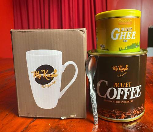 Start Your Morning with Bullet Coffee Using Enrico’s Pure Ghee and MyKaapie